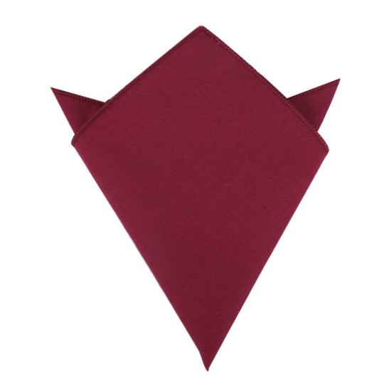 Maroon Cotton Pocket Square