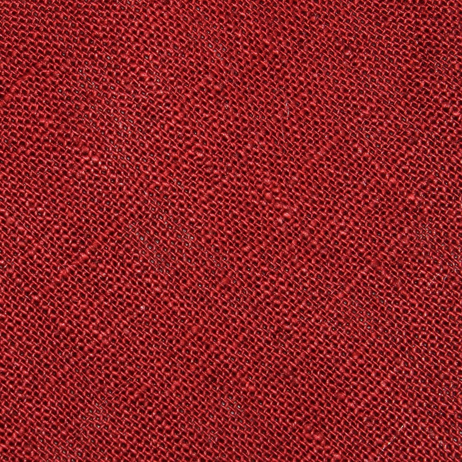 Maroon Slub Linen Fabric Pocket Square L030
