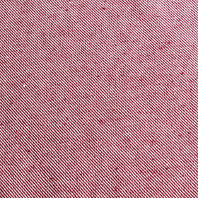 Maroon & White Twill Stripe Linen Pocket Square