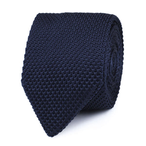 Matutine Navy Knitted Tie