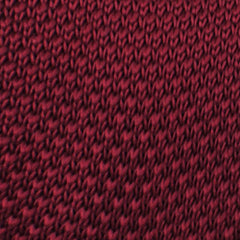 Meraki Burgundy Knitted Tie Fabric