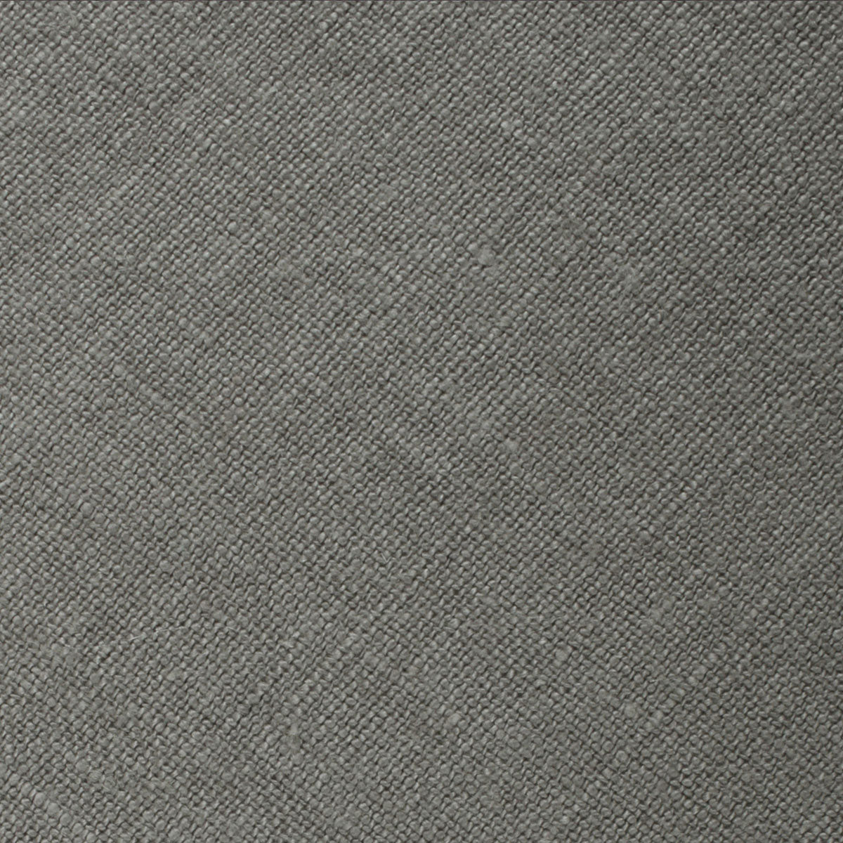 Mercury Charcoal Linen Skinny Tie Fabric
