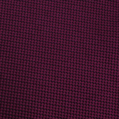 Metallic Maroon Oxford Weave Fabric Swatch