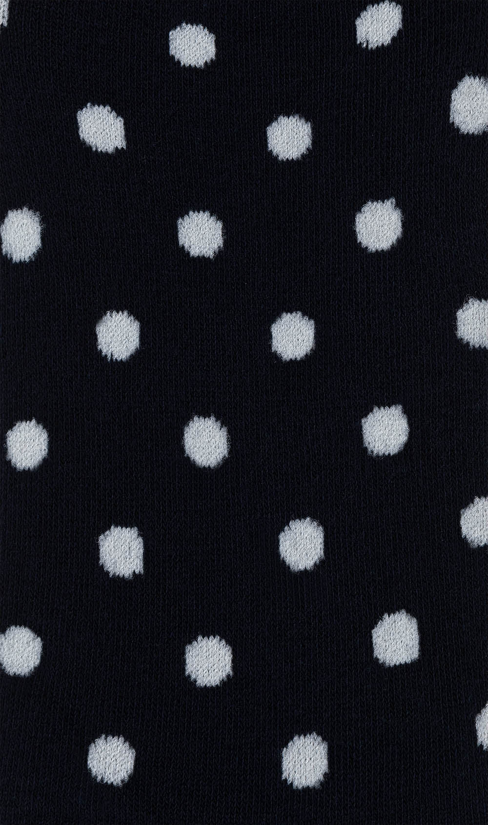 Midnight Blue Polka Dot Low Cut Socks Pattern