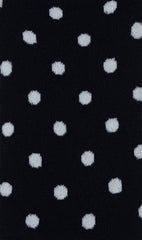 Midnight Blue Polka Dot Low Cut Socks Pattern