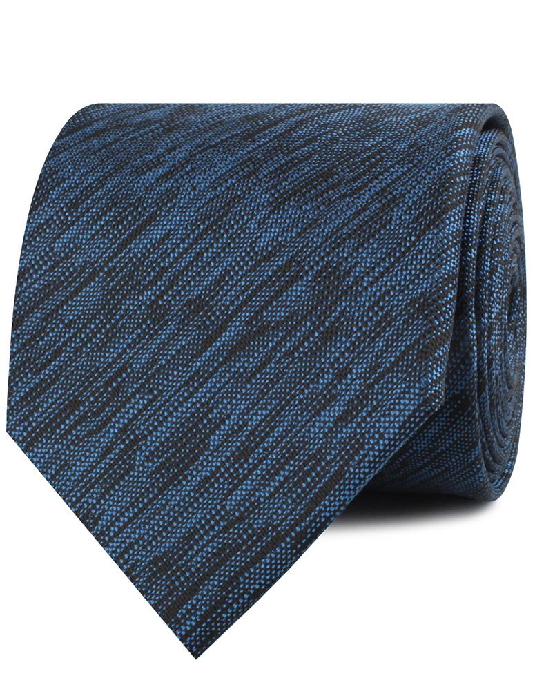 Midnight Blue-Black Chambray Neckties