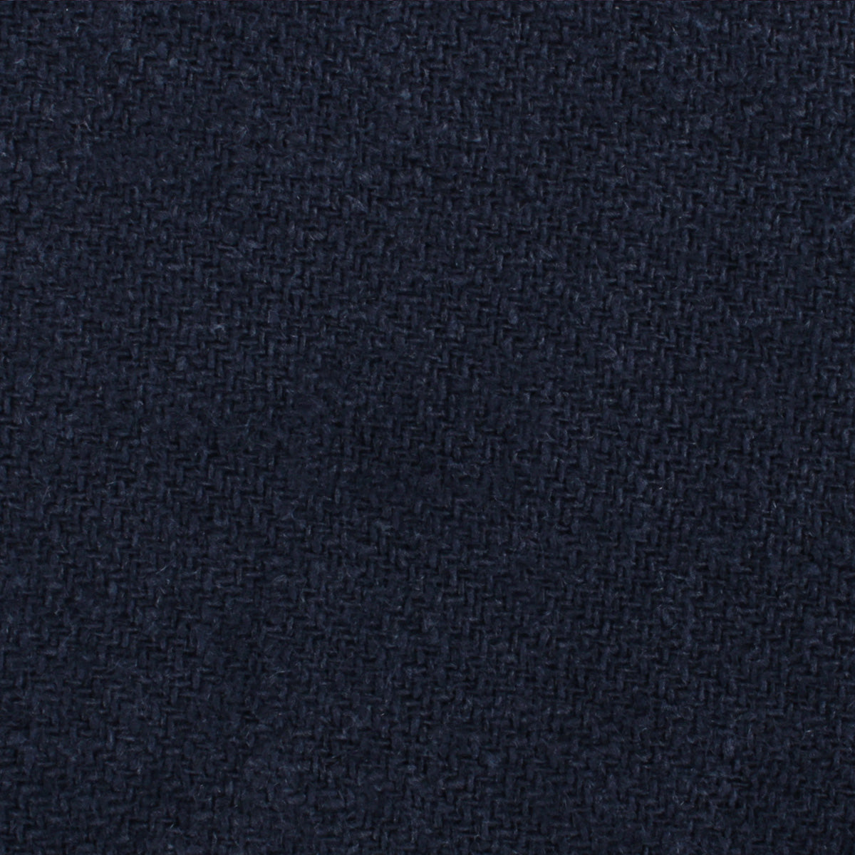 Midnight Blue-Black Linen Pocket Square Fabric