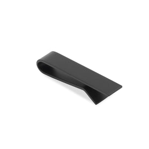 Mini Matte Black Clip Tie Bar