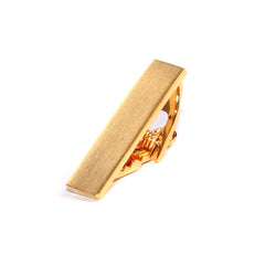 Mini Brushed Gold Skinny Tie Bar