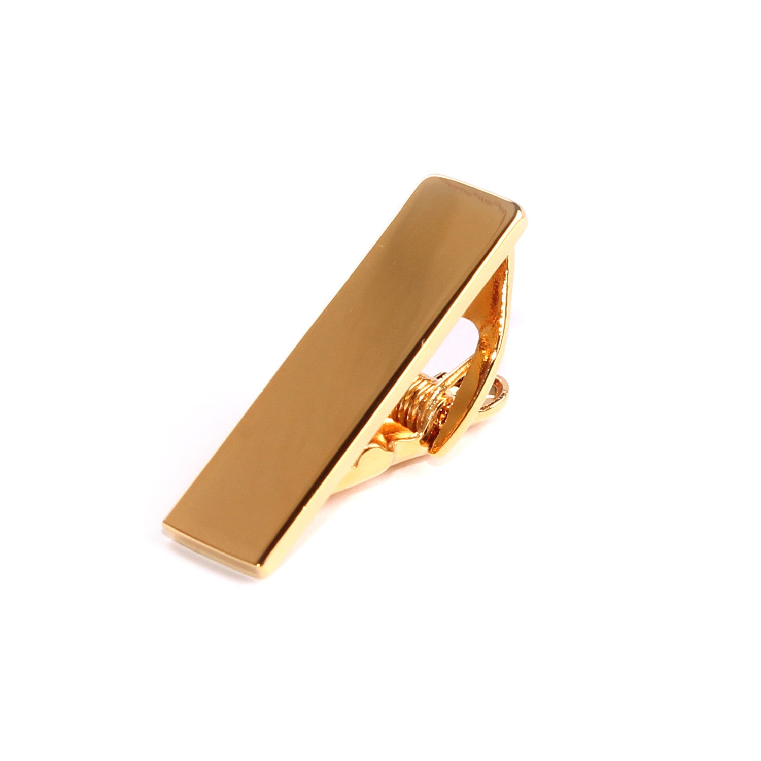 Mini Shining Gold Skinny Tie Bar