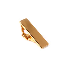 Mini Shining Gold Skinny Tie Bar