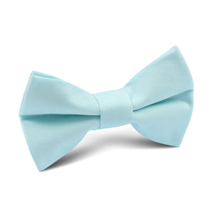 Mint Blue Cotton Kids Bow Tie