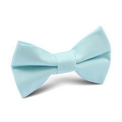 Mint Blue Cotton Kids Bow Tie