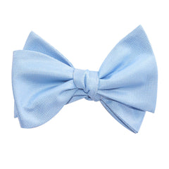 Mint Blue Self Tie Bow Tie 2