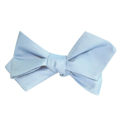 Mint Blue Self Tie Diamond Tip Bow Tie 3