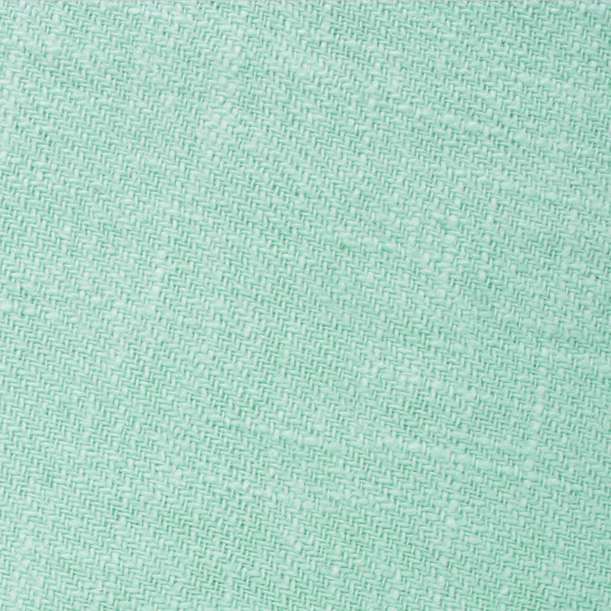 Mint Blush Green Chevron Linen Pocket Square Fabric