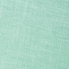 Mint Blush Green Chevron Linen Fabric Swatch