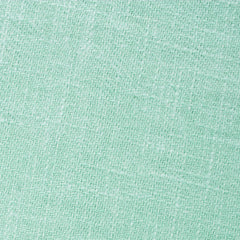 Mint Blush Green Chevron Linen Skinny Tie Fabric