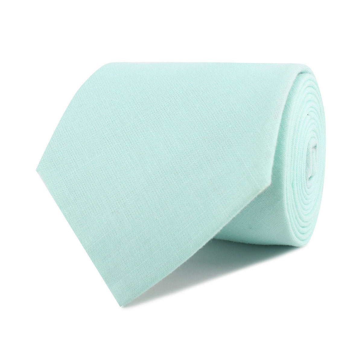 Mint Green Linen Necktie | Wedding Tie for Groomsmen | Best Men's Ties ...