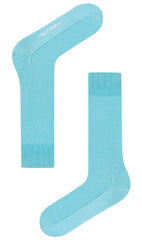 Mist Blue Textured Socks