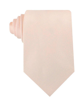 Misty Rose Pink Weave Necktie