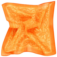 Moaning Minnie Orange Wool Pocket Squares