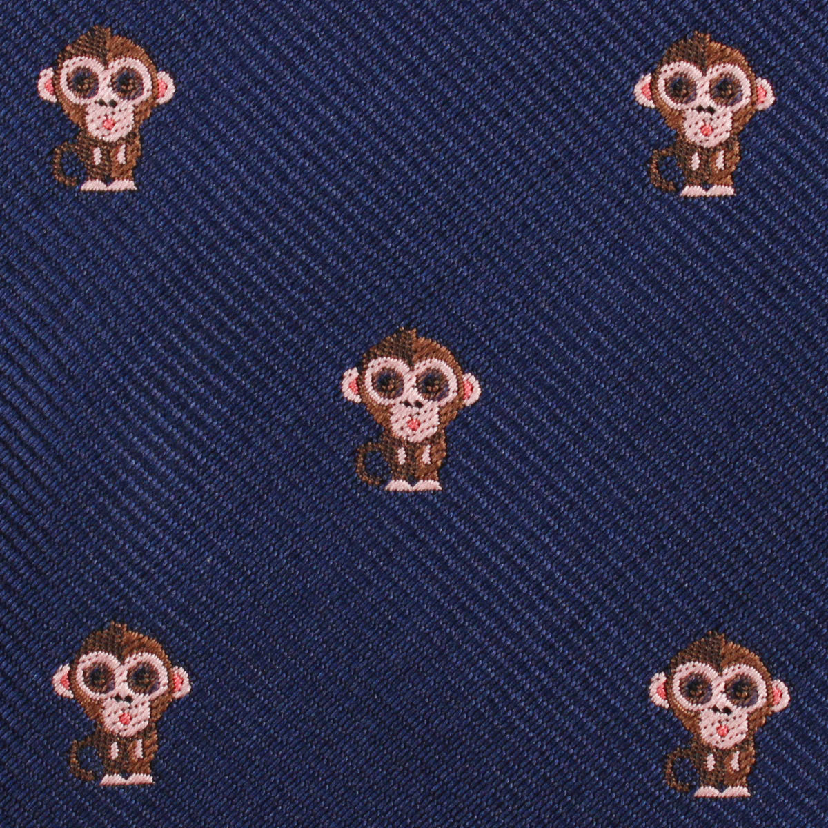 Monkey Fabric Kids Bowtie