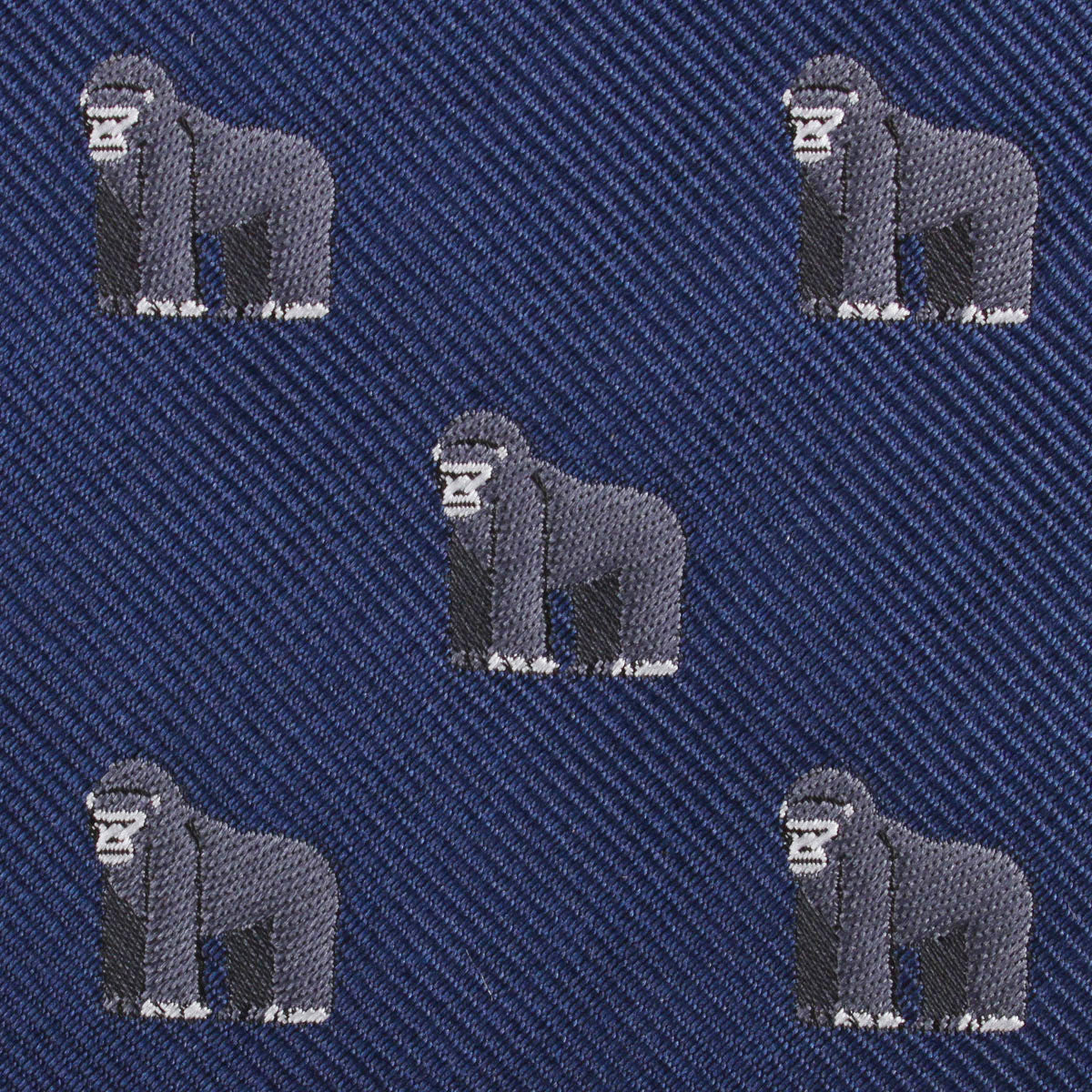 Mountain Gorilla Fabric Kids Diamond Bow Tie