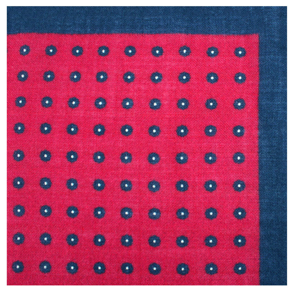Mr. Q Wool Pocket Square Fold