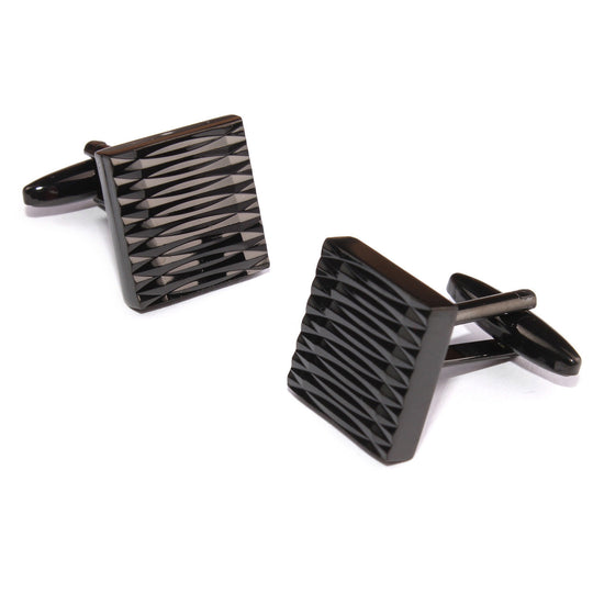 Mr Black Square Cufflinks
