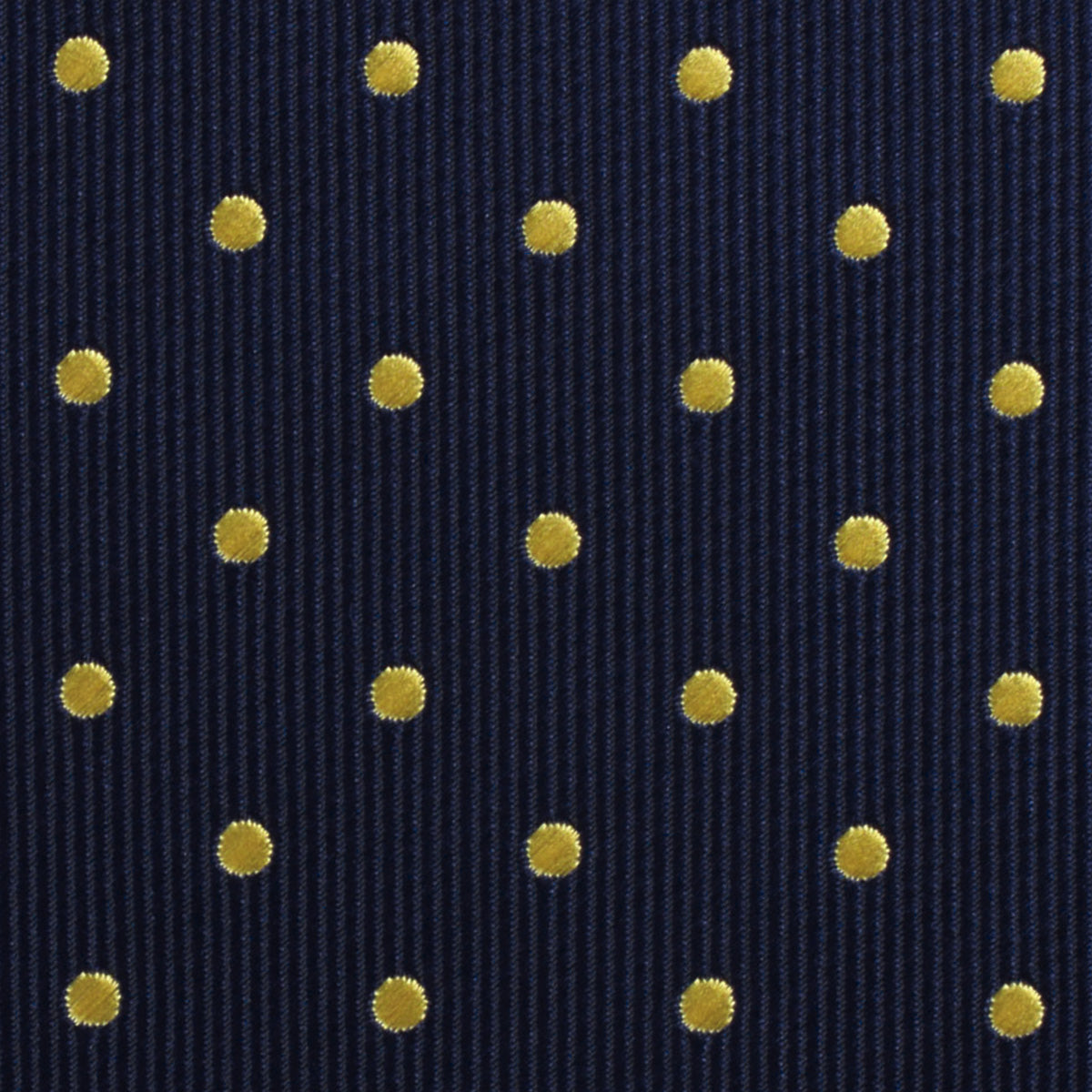 Mr Churchill Yellow Dots Self Bow Tie Fabric