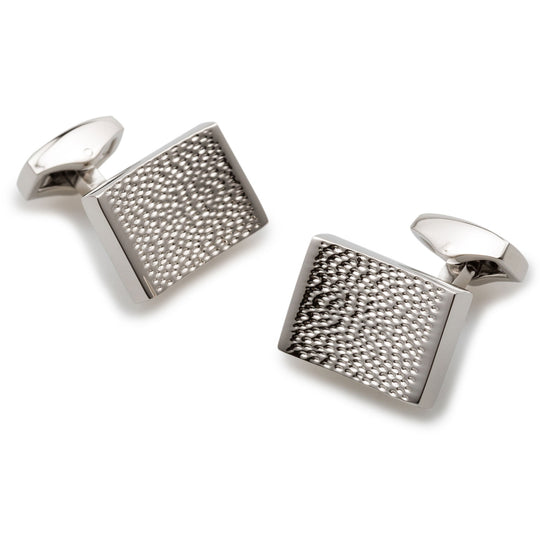 Mr Hanks Silver Cufflinks