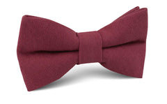 Mulberry Linen Bow Tie