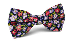 Murcia Purple Floral Bow Tie