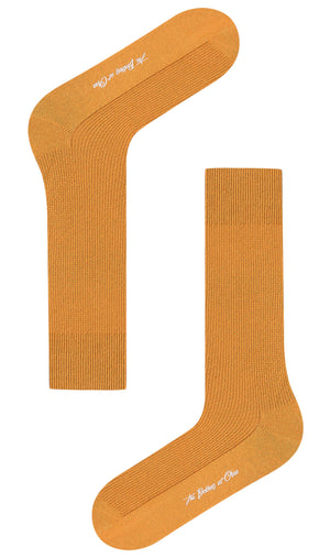 Mustard Yellow Textured Socks