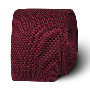 Nador Burgundy Knitted Tie