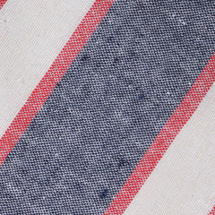 Napoleon Inferno Linen Fabric Skinny Tie