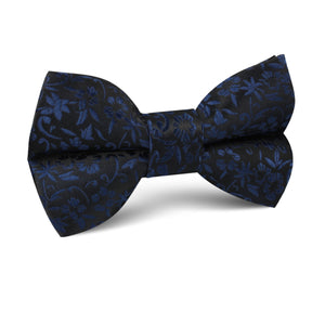 Navy Blue Liberty Floral Kids Bow Tie