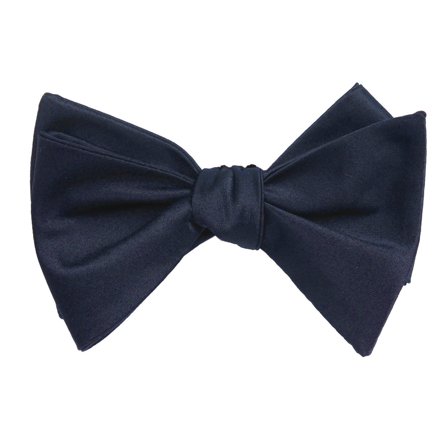 Navy Blue - Bow Tie (Untied) Self tied knot by OTAA