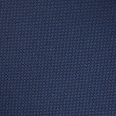 Navy Blue Basket Weave Bow Tie Fabric