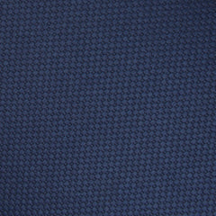 Navy Blue Basket Weave Necktie Fabric