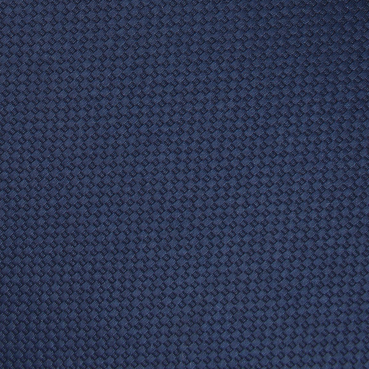Navy Blue Basket Weave Pocket Square Fabric