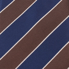 Navy Blue Black White Diagonal Fabric Necktie X223