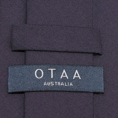 Navy Blue Cotton Necktie OTAA Australia