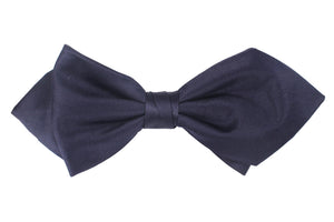 Navy Blue Diamond Bow Tie