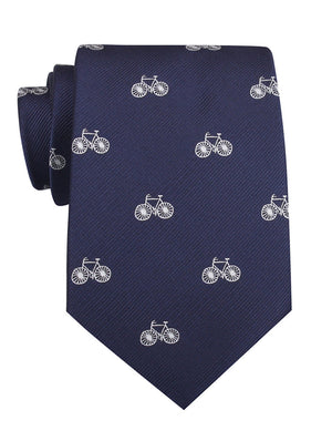 Navy Blue French Bicycle Necktie