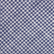 Navy Blue Houndstooth Linen Fabric Necktie L181