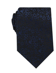 Navy Blue Liberty Floral Necktie