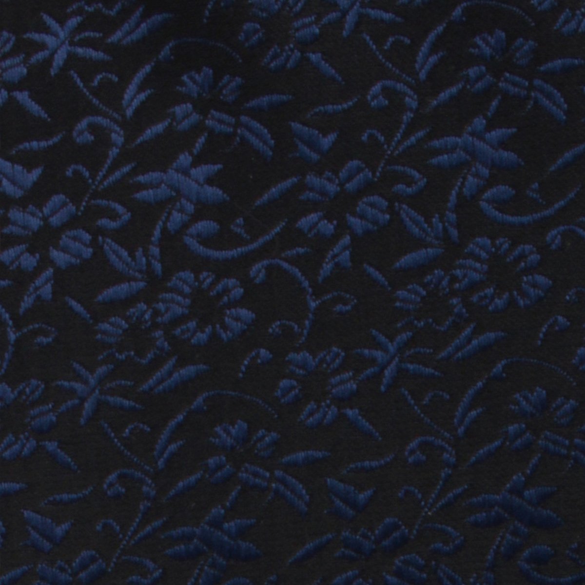 Navy Blue Liberty Floral Skinny Tie Fabric