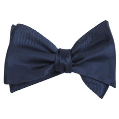 Navy Blue Line - Bow Tie (Untied) Self tied knot by OTAA